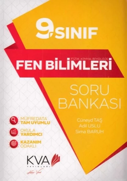 KVA 9. Sınıf Fen Bilimleri Soru Bankası (Yeni)