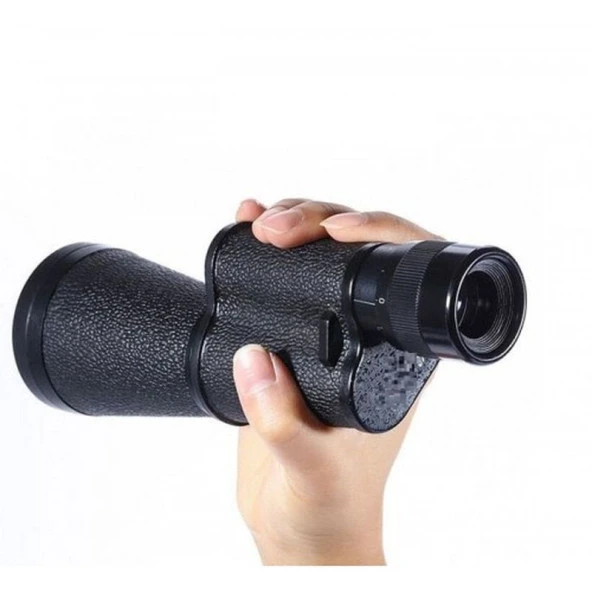 Baigish 7X50 Metal Deri Kaplamalı Rus Modeli Monoküler Dürbün - Resim 3