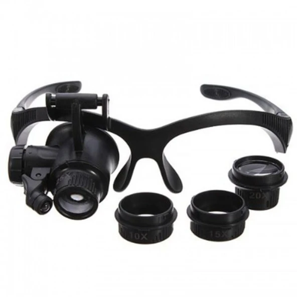 Saat Tamırı Okuma Kuyumcu Için Çok Fonksiyonlu Onarım Gözlük Büyüteç - 2