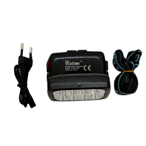 12 Ledli Güçlü Şarjlı Kafa Lambası WT-064 - Resim 4