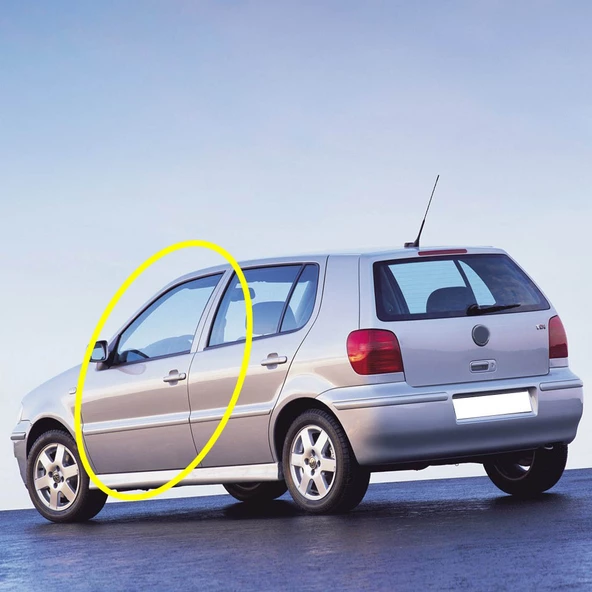 VW Polo HB 2000-2002 Sol Ön Kapı Fitili Contası 6N4867365D - 2