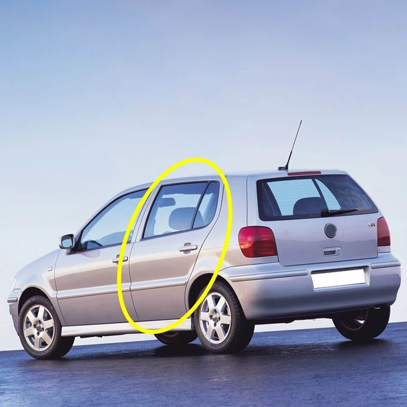 VW Polo HB 2000-2002 Sol Arka Kapı Fitili Contası 6N4867367D - 2