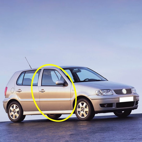 VW Polo HB 2000-2002 Sağ Ön Kapı Fitili Contası 6N4867365D - 2