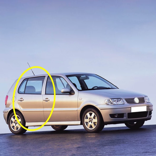 VW Polo HB 2000-2002 Sağ Arka Kapı Fitili Contası 6N4867368D - 2