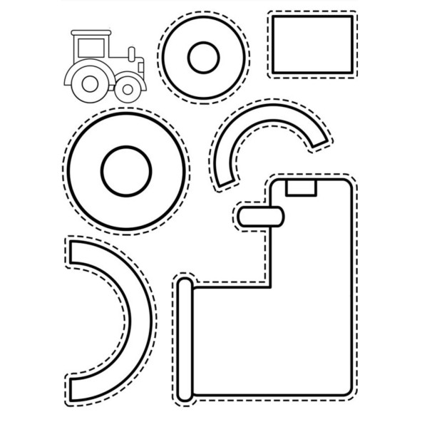 Çocuklar İçin KES YAPIŞTIR Etkinlik Seti - 8
