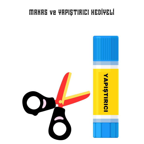 Çocuklar İçin KES YAPIŞTIR Etkinlik Seti - 9