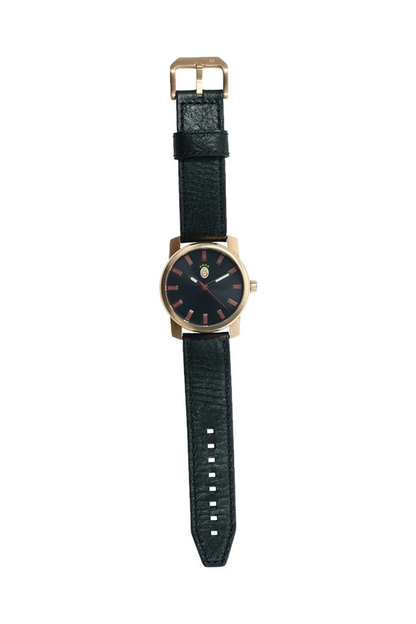 Galatasaray Orijinal Deri Kordonlu Kol Saati Hediyelik Ahşap Kutulu - 5