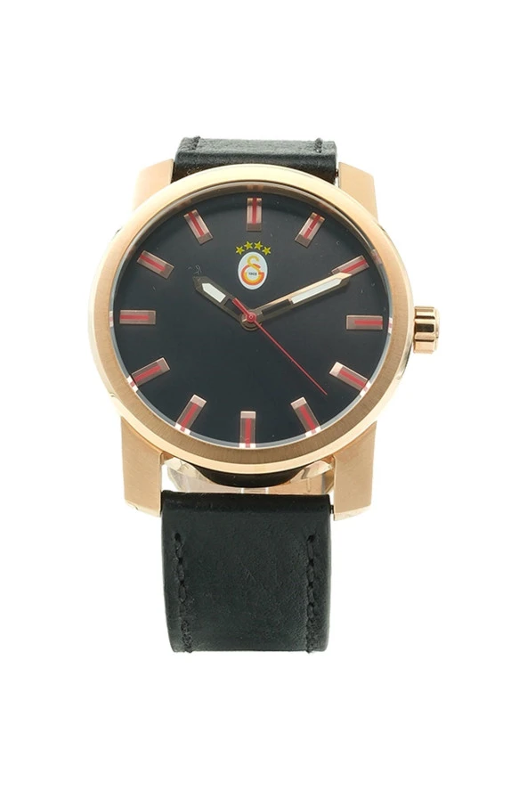 Galatasaray Orijinal Deri Kordonlu Kol Saati Hediyelik Ahşap Kutulu - 2