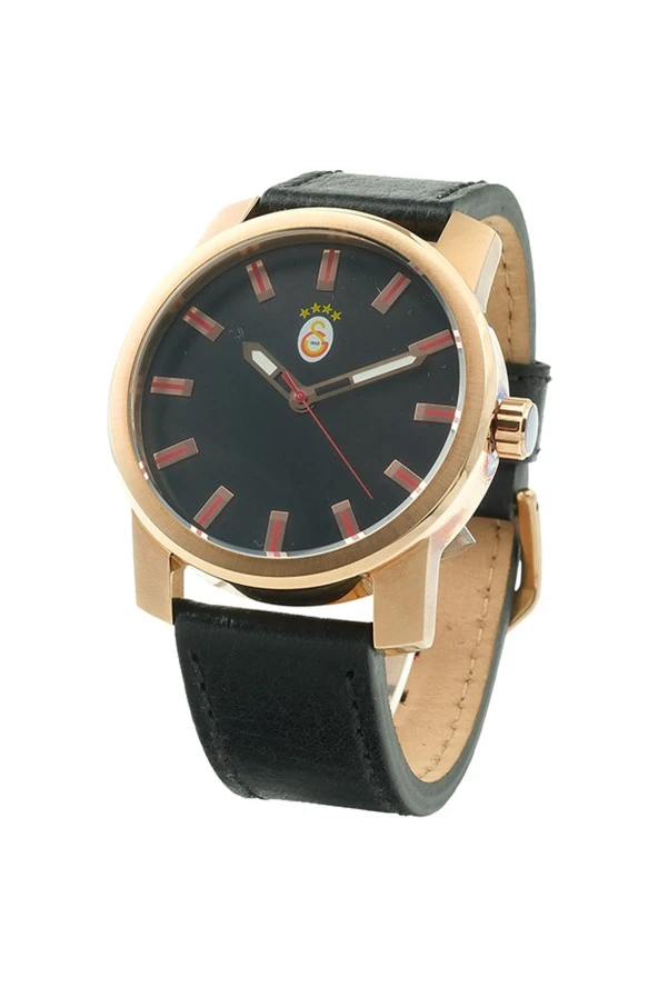 Galatasaray Orijinal Deri Kordonlu Kol Saati Hediyelik Ahşap Kutulu - 4