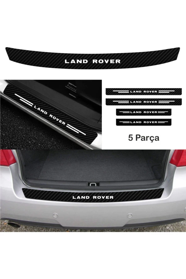 Parla Land Discovery Rover Bağaj Ve Kapı Eşiği Karbon Sticker (set)