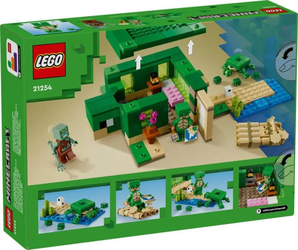 Lego Minecraft 21254 The Turtle Beach House - Resim 2