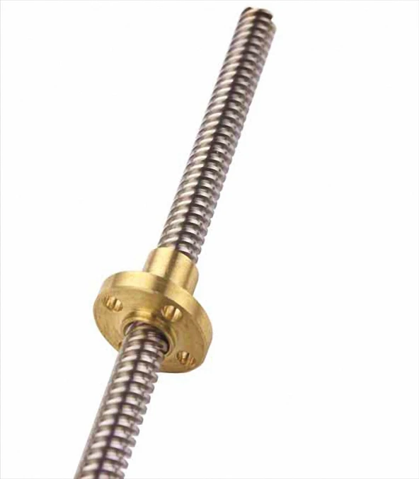 3D Yazıcı 350mm T8 Trapez Mil - 8 Hatve