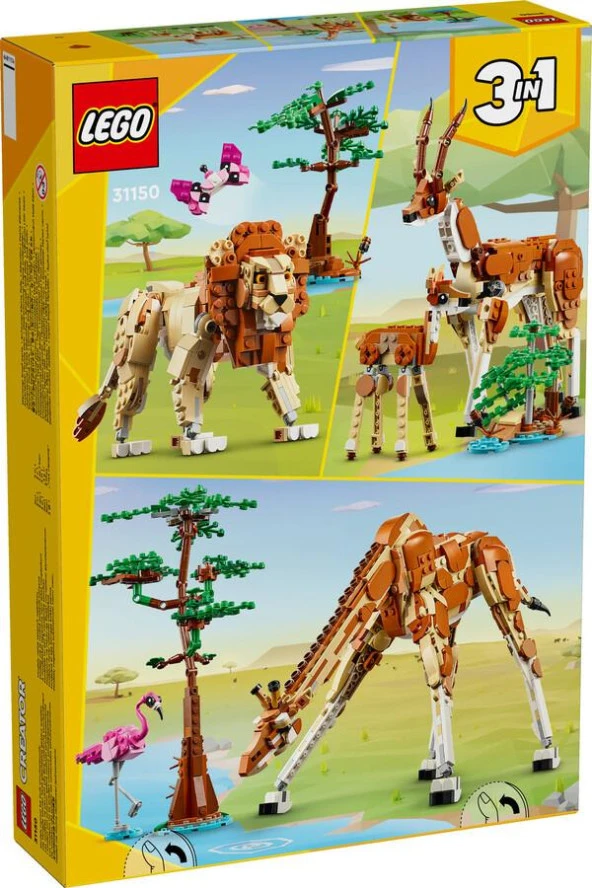 LEGO Creator 31150 Wild Safari Animals - 2