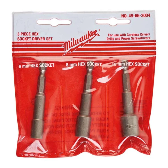 Milwaukee 3 Parça 65 Mm Shockwave Bits Uç Hex Lokma Seti - 2