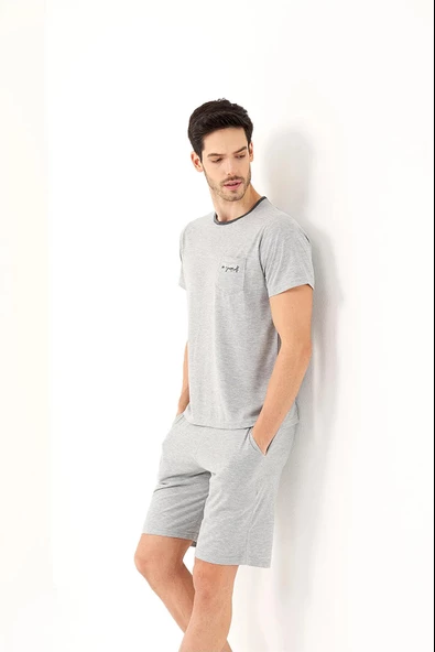 YENİ İNCİ ERKEK 3'LÜ PİJAMA TAKIM 820 - 2