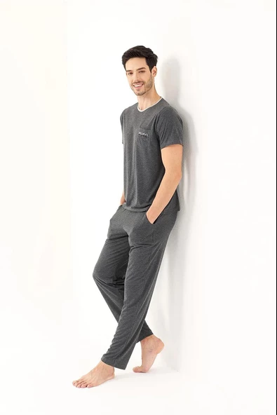 YENİ İNCİ ERKEK 3'LÜ PİJAMA TAKIM 820 - 5
