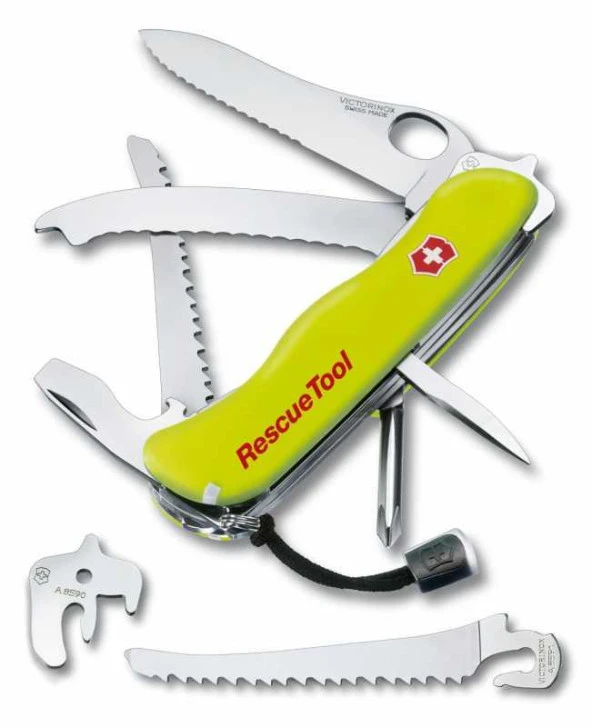 Victorinox MWN RescueTool Tek Elle Açılabilir Hayat Kurtarma Çakısı 3539