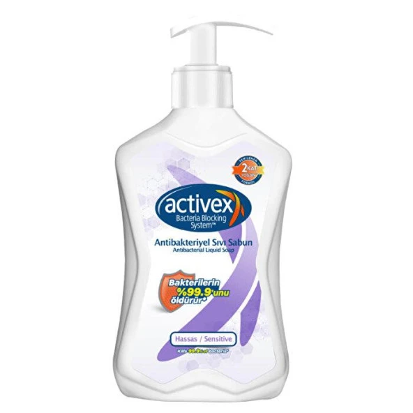 Activex Antibakteriyel Sıvı Sabun Hassas 500 ml