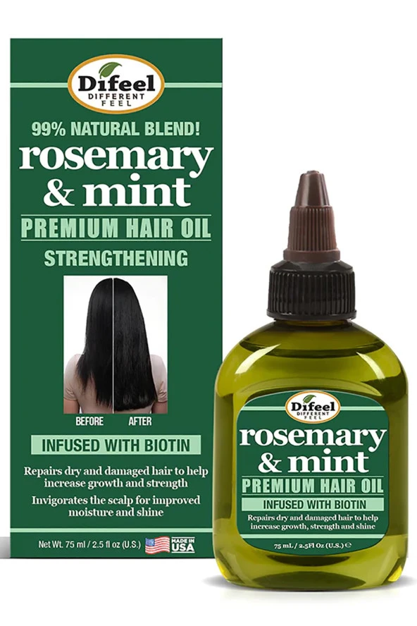 Difeel Rosemary & Mint Saç Yağı 75ML