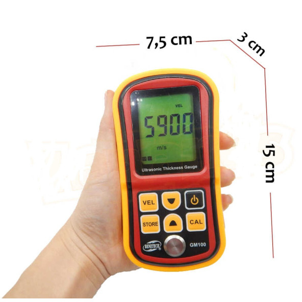 BENETECH GM100 Ultrasonik Kalınlık Ölçer - Resim 4