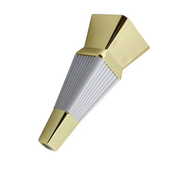 Dempa Lüks Mobilya Oturma Grubu Kanepe Sehpa Tv Ünitesi Koltuk Ayağı 16 Cm Beyaz Gold Baza Ayakları - Resim 7