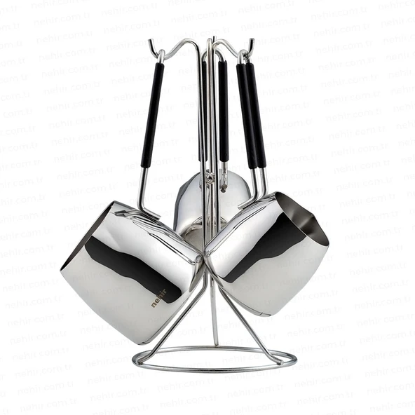 Nehir Modern 4 Parça Cezve Seti - 1