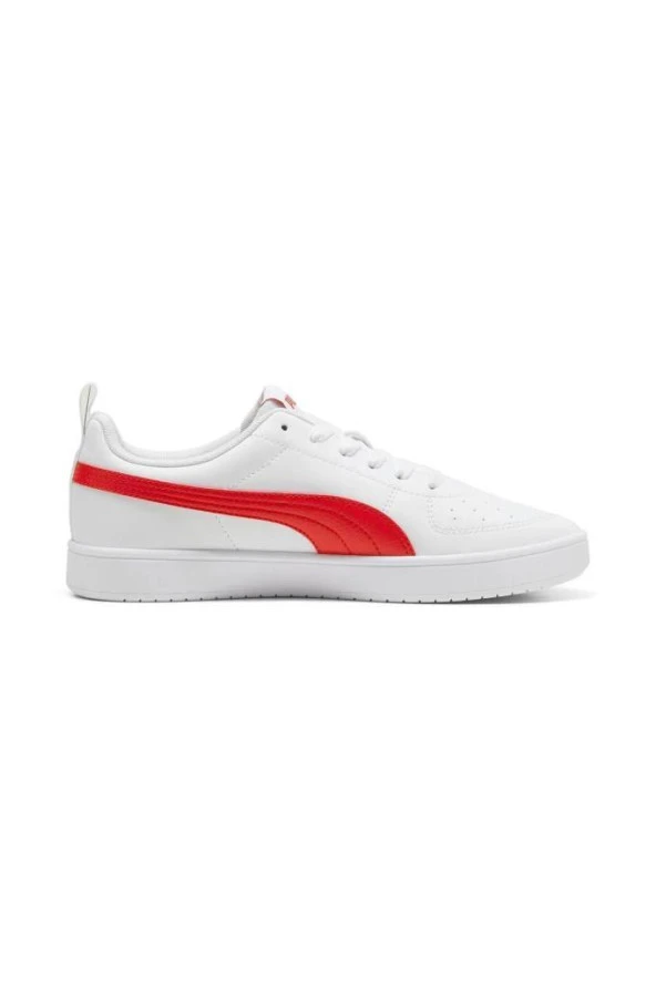 Puma Rickie 387607 23  Kadın Sneaker Ayakkabı Beyaz-Kırmızı 36-40