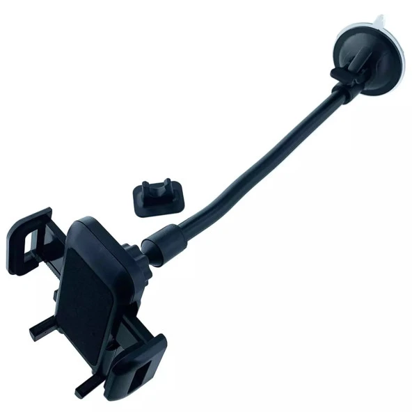 Araç Içi Telefon Tutucu Ayarlanabilir Dirsek Destekli  Vantuzlu Cam Ve Torpido - 2