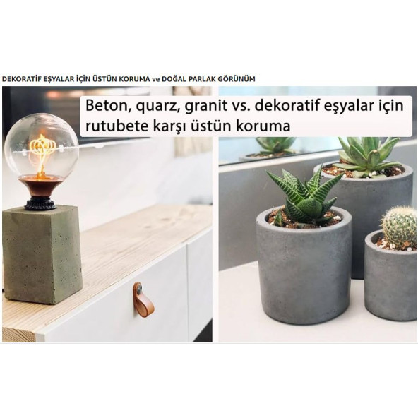 Doğaltaş Granit Mermer Tezgah Dekoratif Eşya Koruyucu Parlatıcı Cila 250 ml Stone Polishing Wax - 3