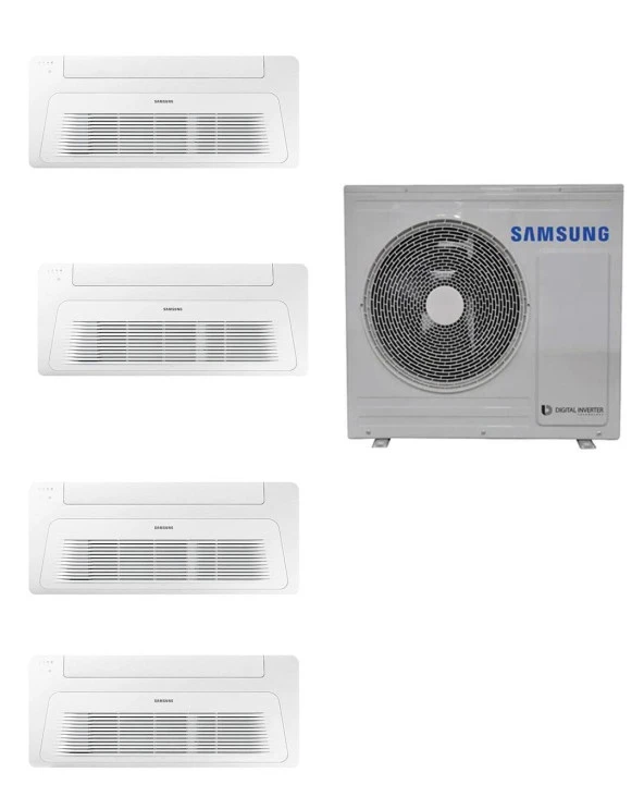 Samsung Wind Free Multi Tek Yön Kaset 1+4 Sistem (AJ100TXJ5KH/EA) 12+12+12+12 Btu 10 kw Dış Ünite - 1