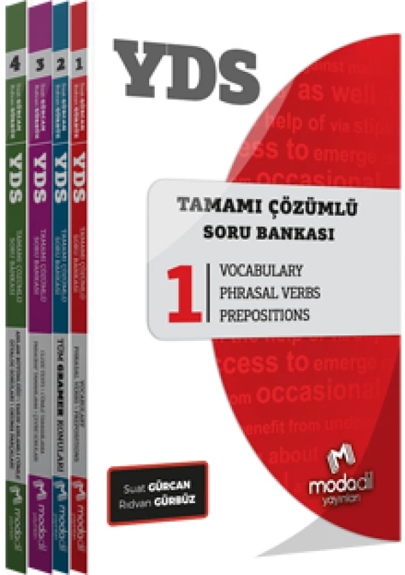 Modadil YDS Soru Bankası Çözümlü Modüler Set Modadil Yayınları