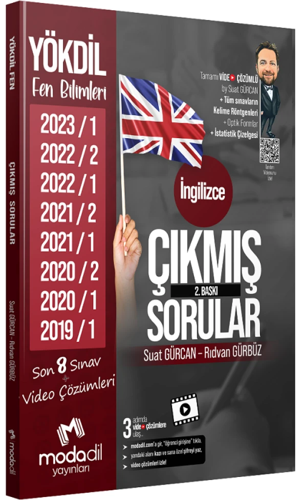 Modadil YÖKDİL Fen Bilimleri Çıkmış Sorular - Suat Gürcan, Rıdvan Gürbüz Modadil Yayınları