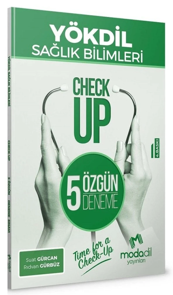 Modadil YÖKDİL Sağlık Check Up 5 Özgün Deneme Modadil Yayınları
