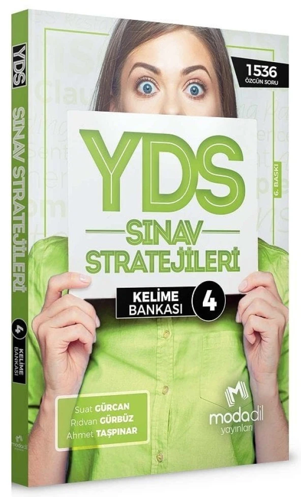 Modadil YDS Sınav Stratejileri-4 Kelime Bankası Modadil Yayınları