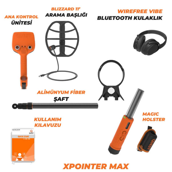 Quest V60 Dedektör + XPointer Max Avantajlı Paket - 2