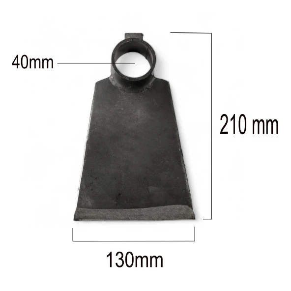 Aletçantam Yalvaç Dövme Çelik Büyük Çapa Bahçe Kazması - 100cm Uzun Kalın Saplı - 4