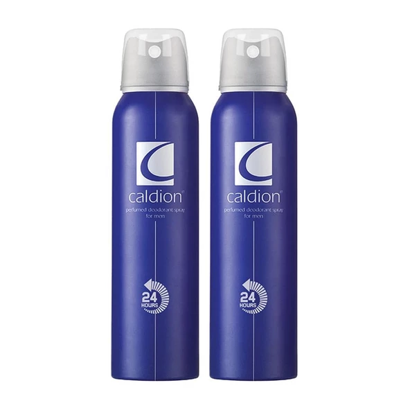 2 Li Caldion Classic Erkek Sprey Deodorant 150 ML x 2