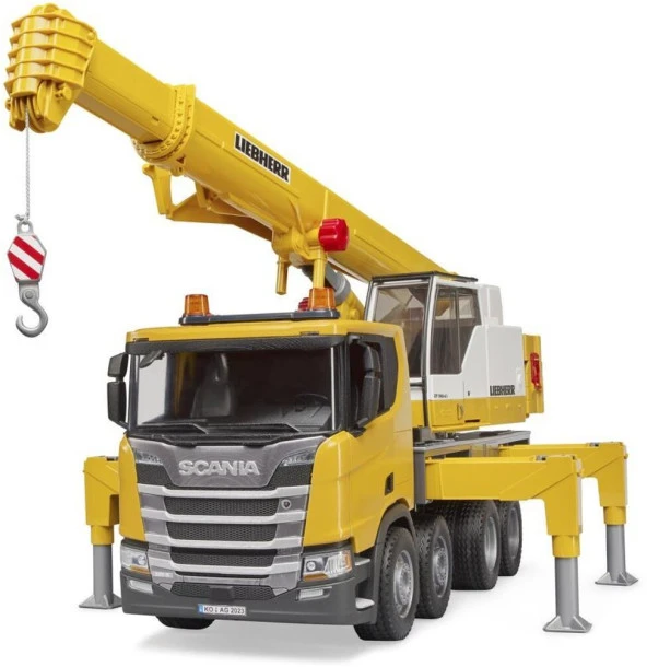 Bruder Scania 560R Liebherr Vinçli Kamyon BR03571 Lisanslı Ürün - Resim 6