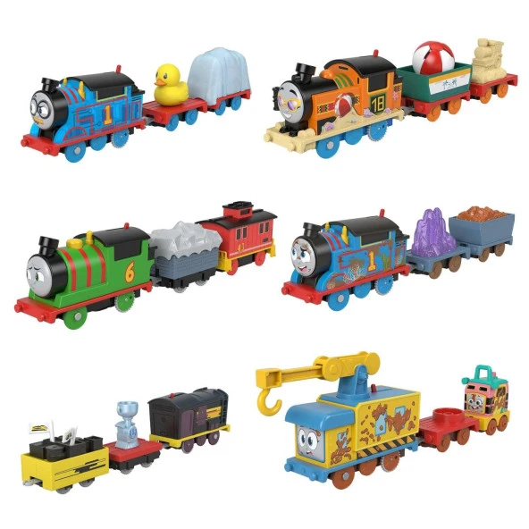 Fisher Price Thomas ve Arkadaşları Büyük Tekli Tren Eğlenceli Karakterler (Karışık Model 1 Adet)