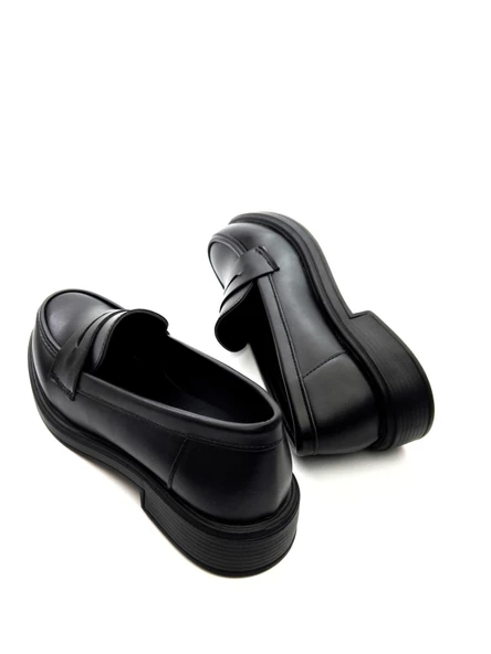 Potinonline 1366 Kadın Kemerli Loafer Ayakkabı - 5