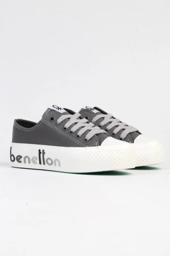 Benetton BN-31133 Kadın Sneaker Ayakkabı Gri 36-40