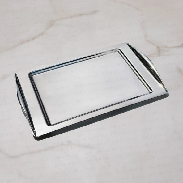 Nehir Kuzey Sade Çay Tepsi - 48x31 cm ürün görseli 1