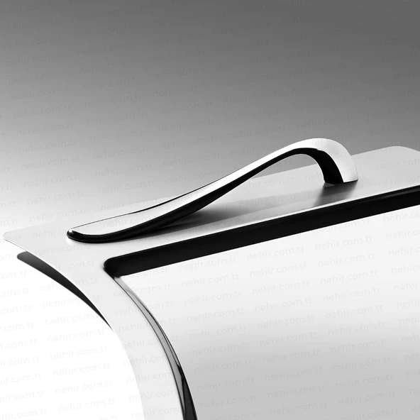 Nehir Lara Sade Çay Tepsi - 50x31 cm - 2