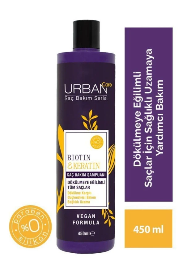 Urban Care Şampuan Biotin Keratin 450 ml - 1