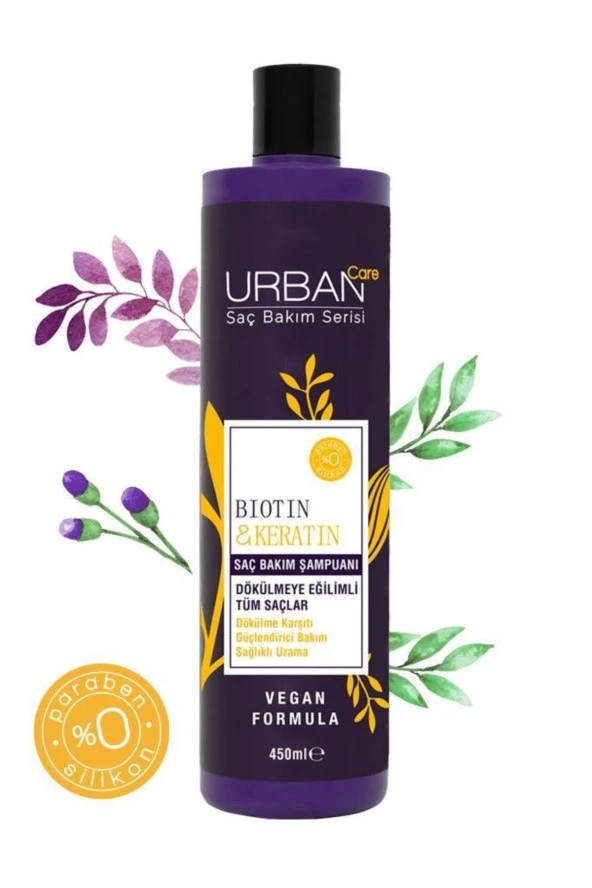 Urban Care Şampuan Biotin Keratin 450 ml - 3