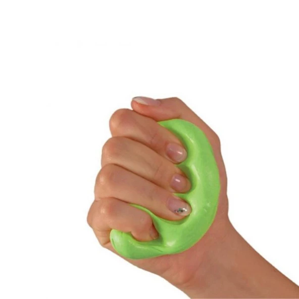 El Egzersiz Hamuru 86 gr Yeşil Renk (Normal) - Resim 2