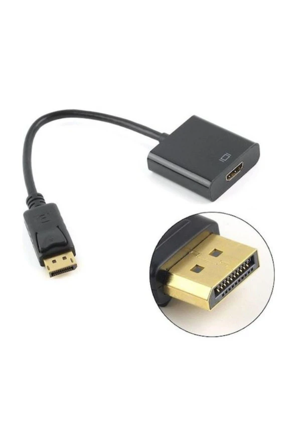 Displayport To Hdmı Çevirici Adaptör Kablosu - 5