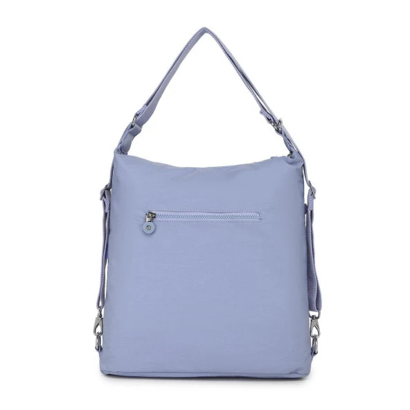 Hem Sırt Hem de Omuz Kadın Çantası Smart Bags 1205 Lila - Resim 2