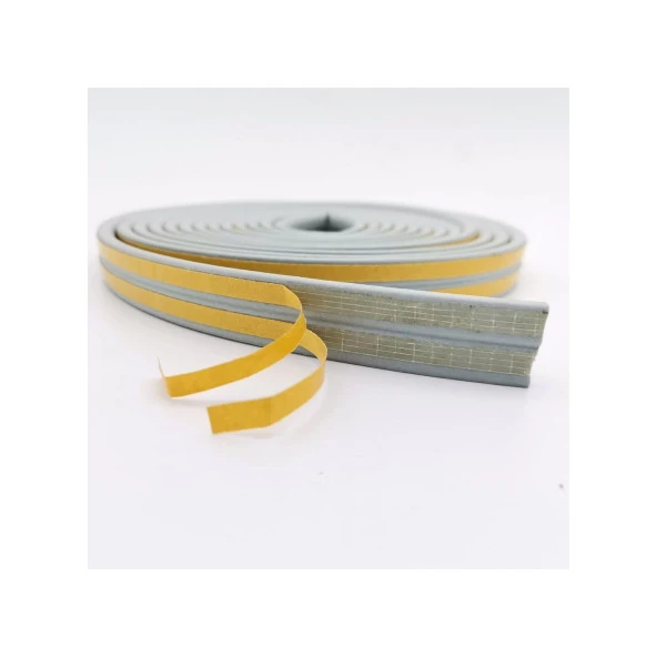 Kauçuk Kapı Ve Pencere İzolasyon Bandı/Fitili 5m X2 (10m) Gri - 3