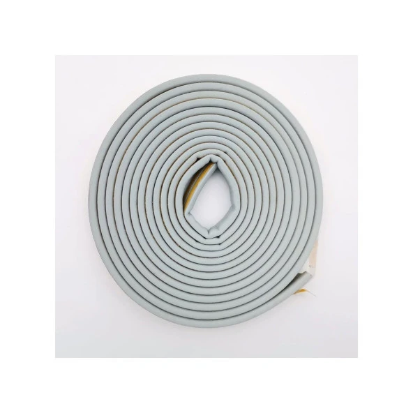Kauçuk Kapı Ve Pencere İzolasyon Bandı/Fitili 5m X2 (10m) Gri - 4